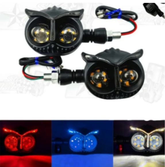 Direccionales En Led Para Moto Tipo Buho